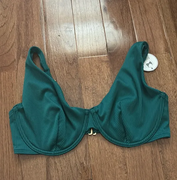 Nwt Hollister Co High Apex Ribbed Underwire Bikini Top - Image 2