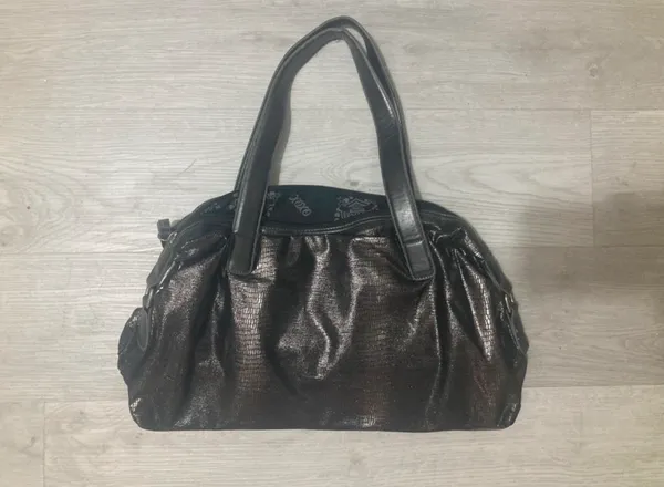 XOXO Y2K silver gray shoulder bag - Image 2