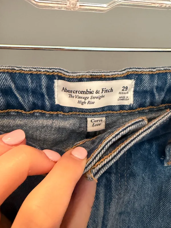 Abercrombie Vintage Straight High-Rise Jeans curve love - Image 2