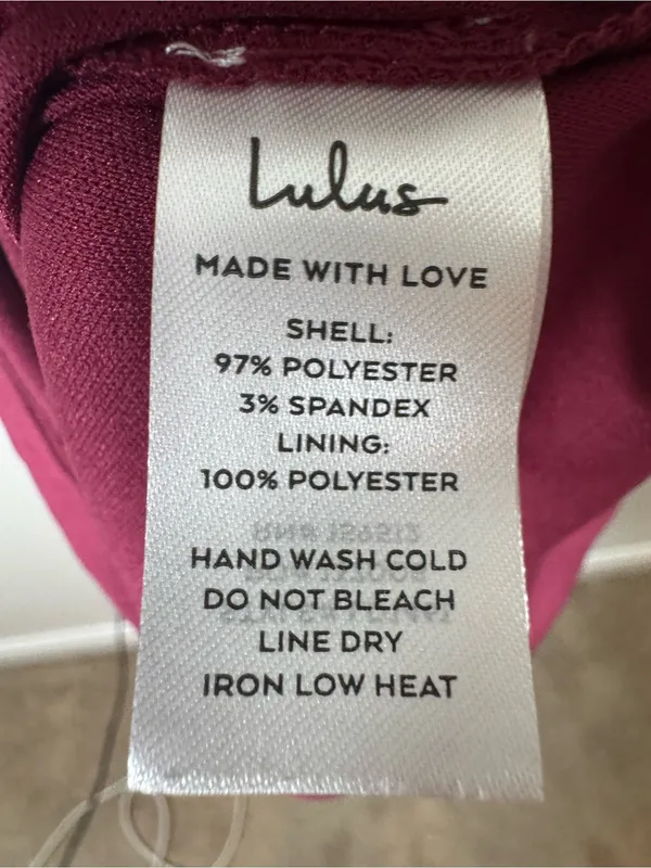Lulus Devotion to Love Wine Satin One-Shoulder Maxi Dress small - Image 5