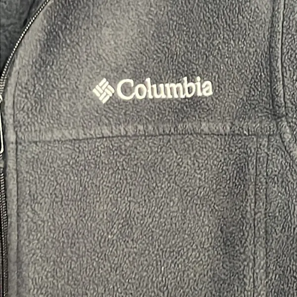 Columbia Full Zip Fleece Jacket - Size Small -  Black - Image 2