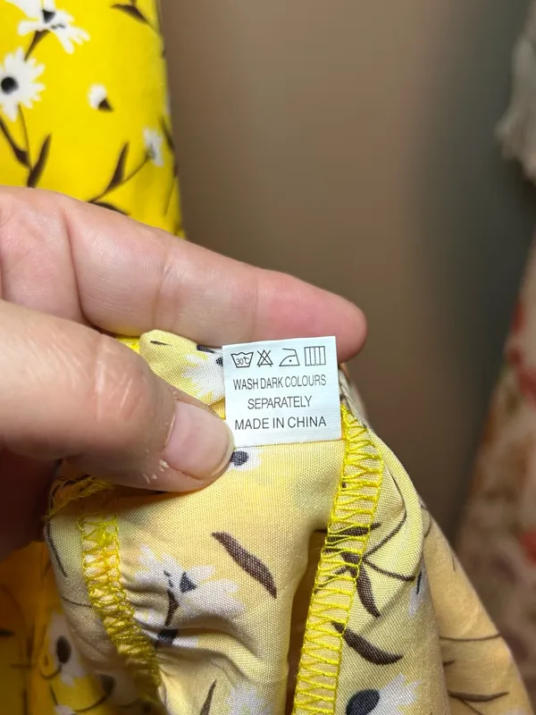 NWT Berrydress Yellow Floral Tiered Maxi Skirt Size XL - Image 6