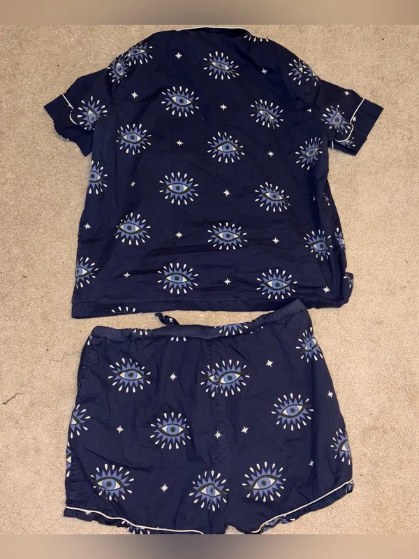Printfresh Eyes of the World Pajamas Short Sleep Set L - Image 4