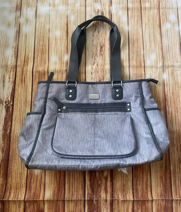Carter’s Essence Gray Hues X-Large Diaper Tote Bag - Image 3