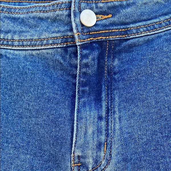 Cupshe Wide Leg Raw Hem Stretchy Jeans Size XL - Image 5