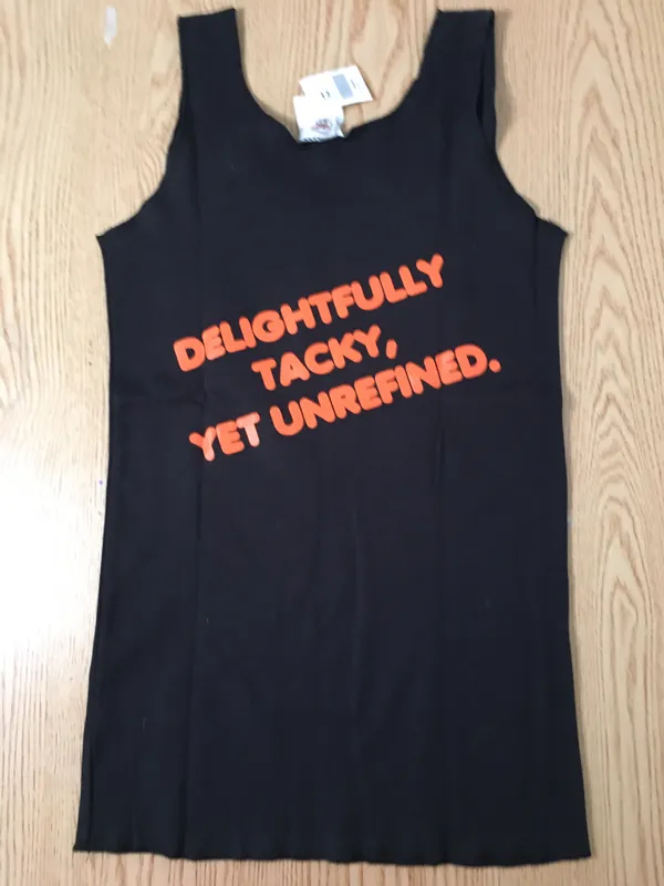 Hooters New Girl Uniform Tank Black Medium - Image 3