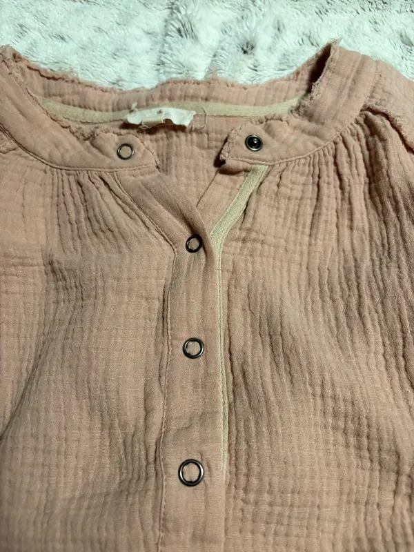 Pink OTT Long Sleeve Blouse - Image 2