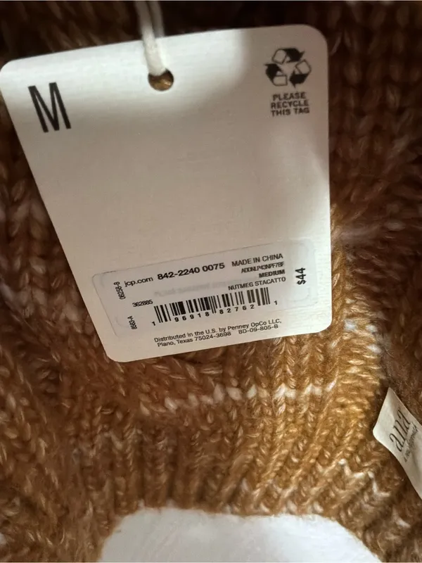 #61 NWT A.N.A Women’s Mock Neck Long Sleeve Sweater Size M - Image 6