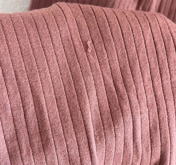 Victoria's Secret Pink Ribbed Crop Wide Leg Lounge Cozy Pants Pink Mauve XS - Image 7