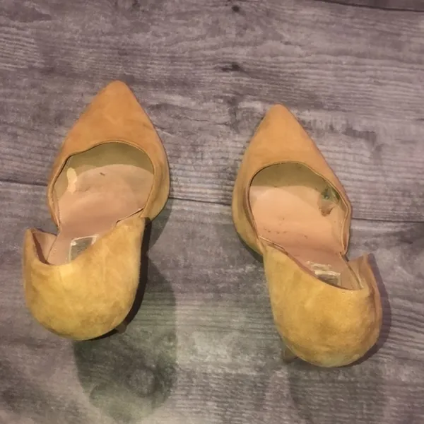 Steve Madden pointy toed tan suede heels - Image 3