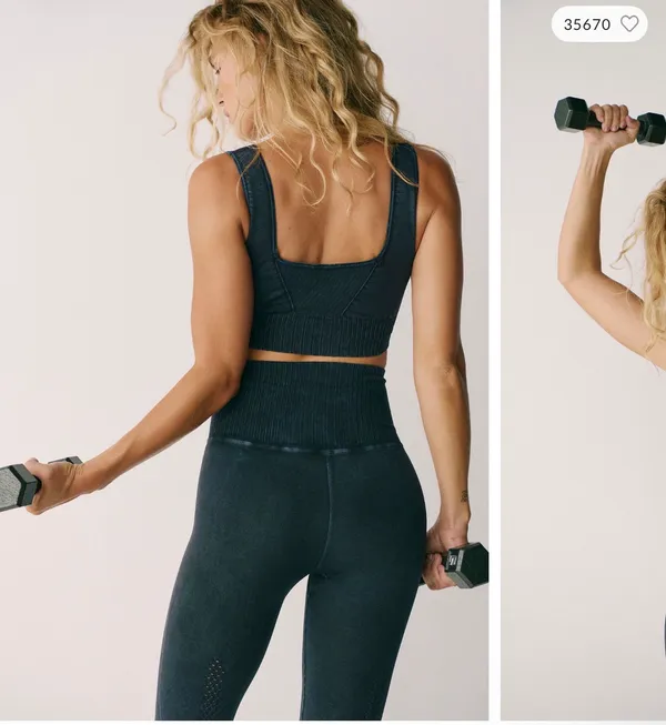 Free People Good Karma Square Neck Bra - Image 2