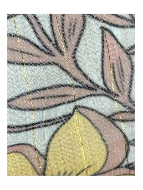 The Jetset Diaries TJD ⚘ Frangipani Maxi Dress ⚘ Gold Print ⚘ Large ⚘ Thigh Slit - Image 9