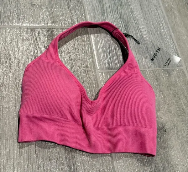 NVGTN Finesse Seamless Halter Bra - Image 3