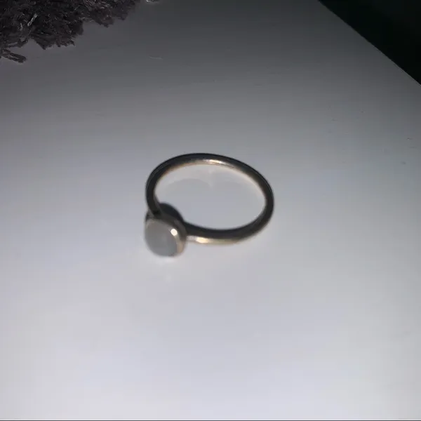Pandora Ring with Light Gray Stone - Image 2