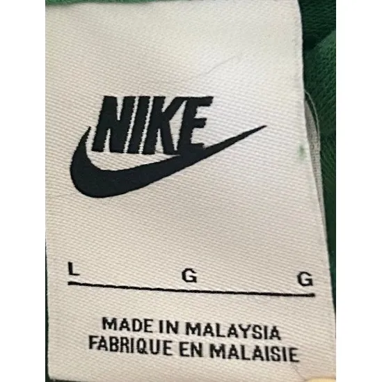 Nike Hoodie Medium Green Live Love Lax Graphic Casual Baggy Streetwear Preppy - Image 5
