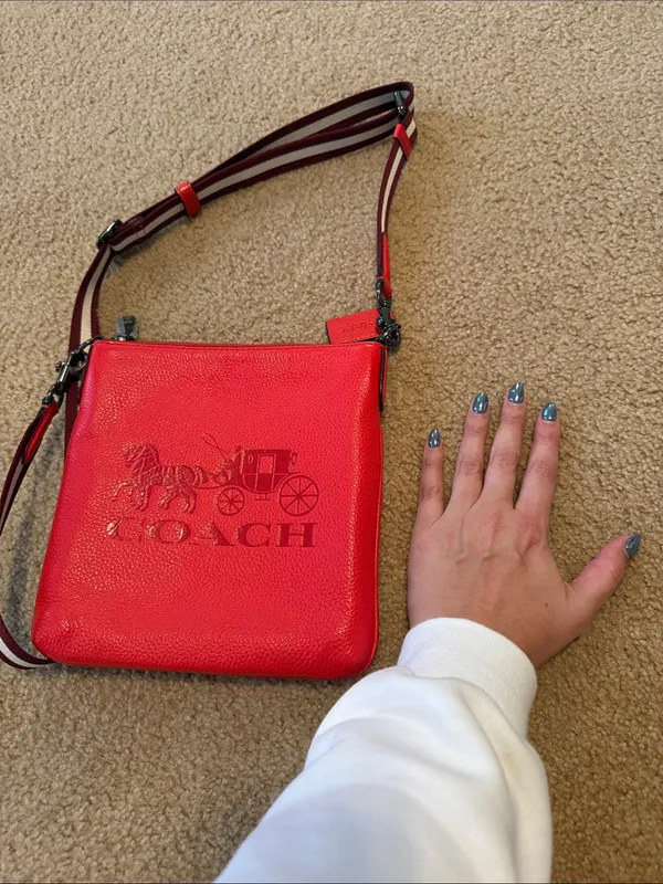 Coach 1897 Jes Slim Red Cross Body Bag - Image 7