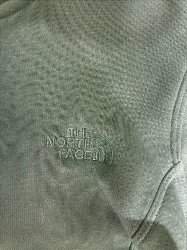 The North Face Mint Green Fleece Zip-Up Jacket - Image 4