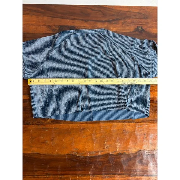 Altar'd State Pullover Sweater Womens Size S Blue‎ Ribbed Knit Cropped - Image 5