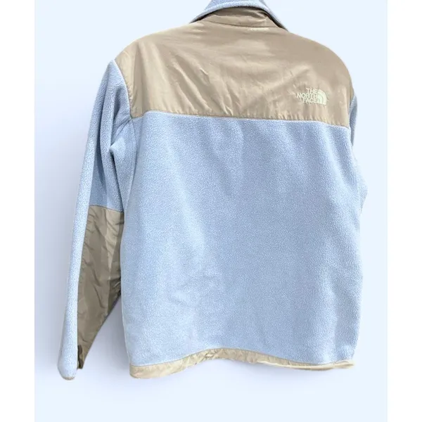 The North Face Denali Jacket Women's S Powder Blue Gray Polartec Fleece Full Zip - Image 2