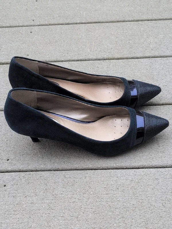 Alfani Kitten Heel Suede Pumps - Image 3