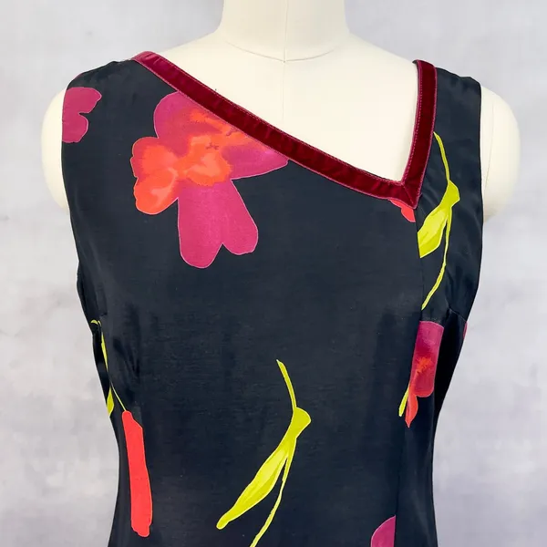 VTG Jennifer Jeffries Womens Sleeveless Dress Size 12 Artsy Going‎ Out Gallery - Image 9