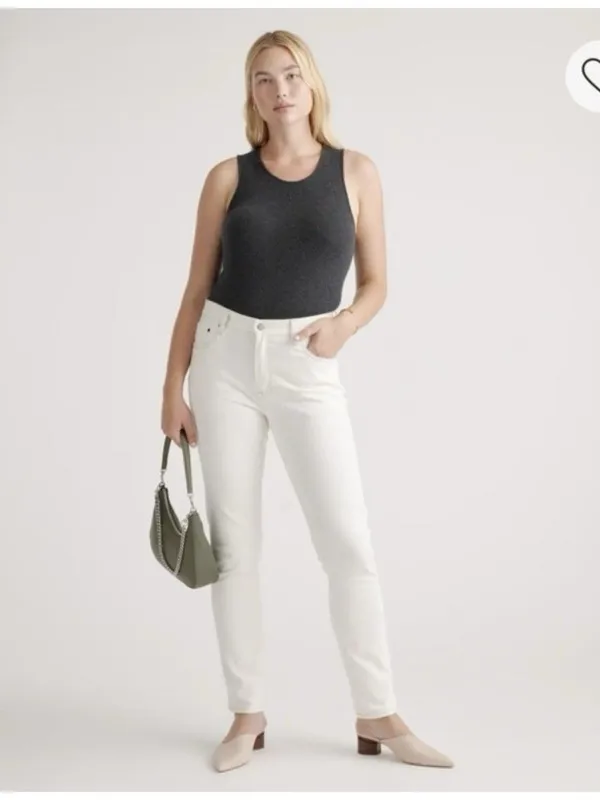 Quince Featherweight Cashmere Ribbed Tank Black Size Large - Image 6