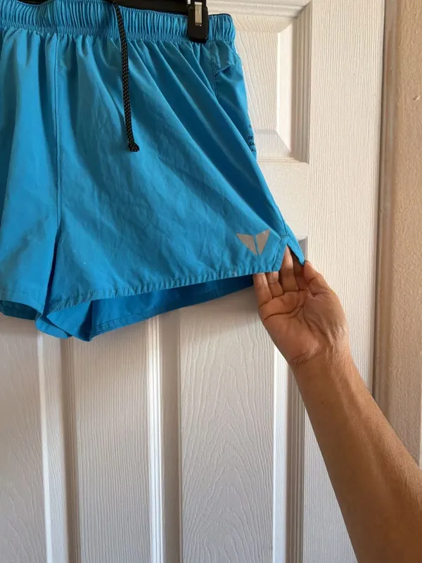 Korsa Blue Athletic Running Shorts with Drawstring Size M - Image 2