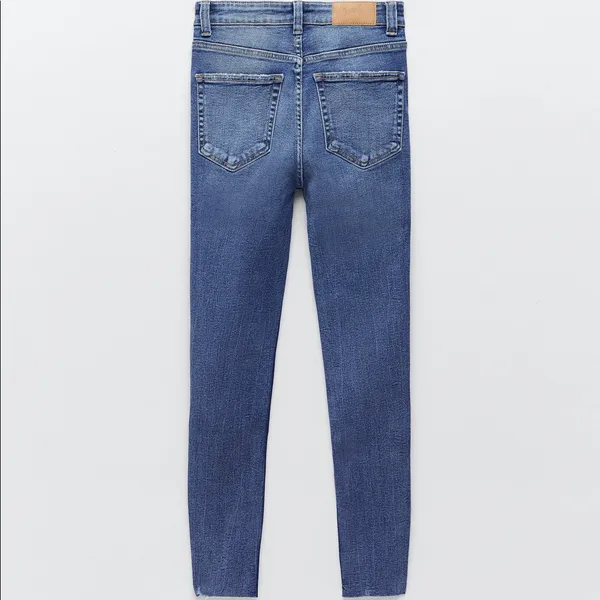 Zara skinny torn Vintage high rise jeans-8 - Image 6