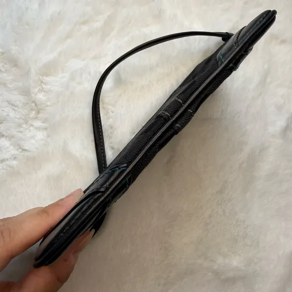 y2k Coach Vintage Leatherware Black Soho Wristlet - Image 3