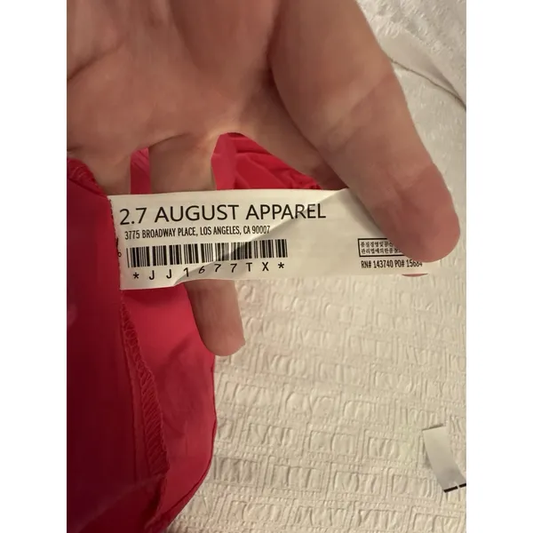 English Factory crew neckline voluminous puff sleeves Peplum Waist Size 3X - Image 5