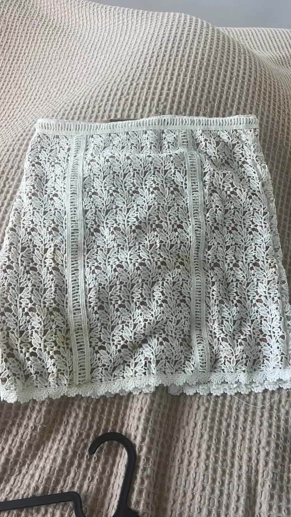 PacSun White Lace Mini Skirt - Image 2