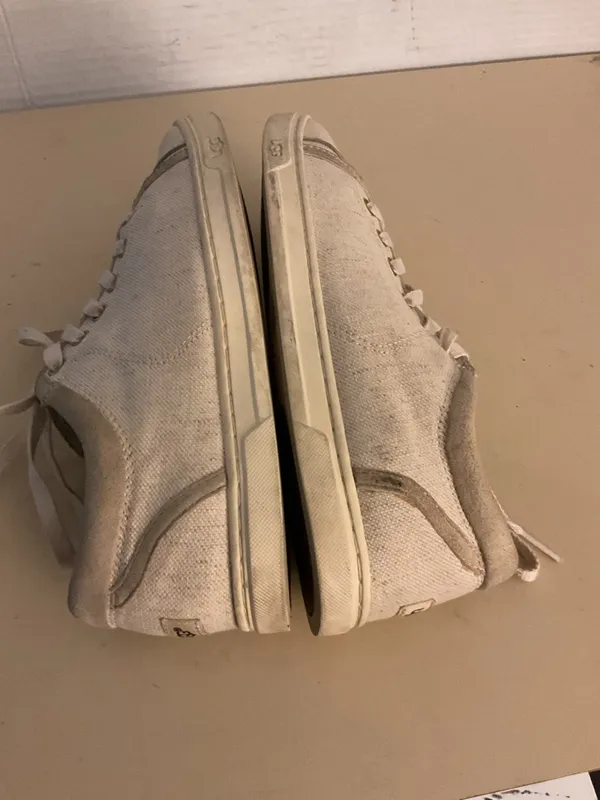 UGG Women's Low-Top Canvas Sneakers in Off-White and Beige size 6.5 - Image 7