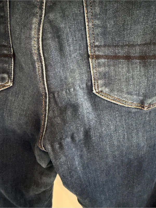 American Eagle Hi-Rise Jegging Dark Wash Stretch Skinny Jeans 12 Long - Image 4