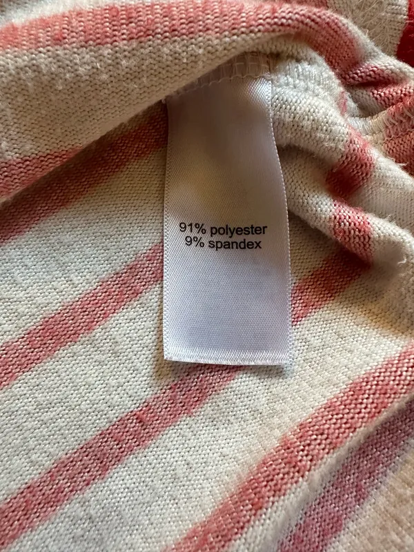 Maurice’s Women’s Size Large Red & White Striped Zip-Up Hoodie - Soft Casual Hooded Sweatshirt size large  - Image 5