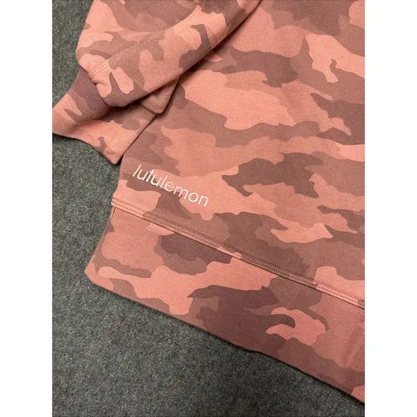 LULULEMON PERFECTLY OVERSIZED CREW SWEATSHIRT Sz 14 CAMO BRIER ROSE HERITAGE 365 - Image 6
