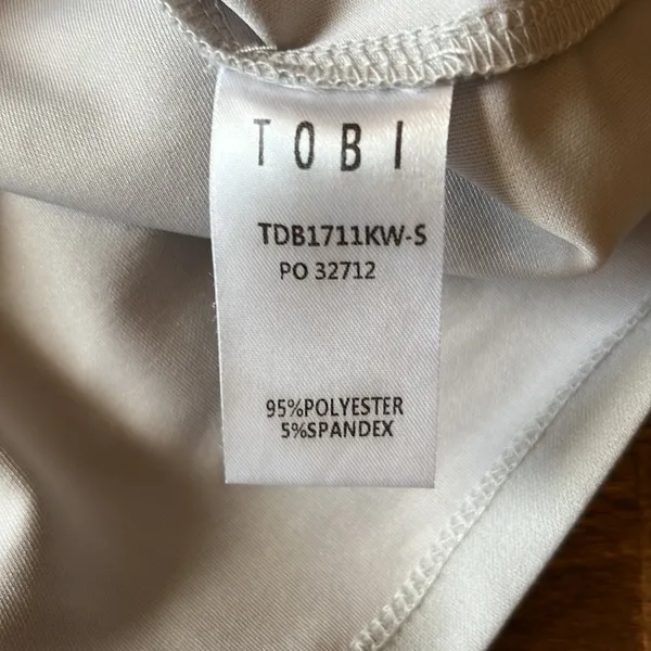 TOBI Pull It Together Grey Bodycon Dress Size Small - Image 13