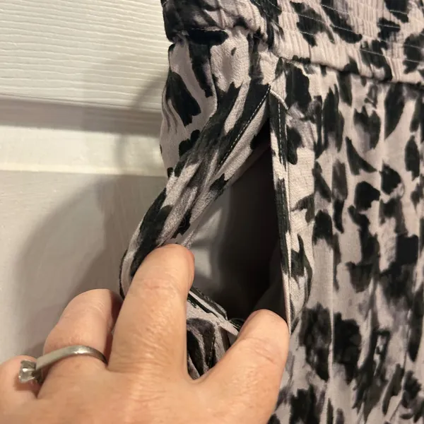 Ann‎ Taylor LOFT Womens Pants Size L Leopard Print Animal Print Casual - Image 3