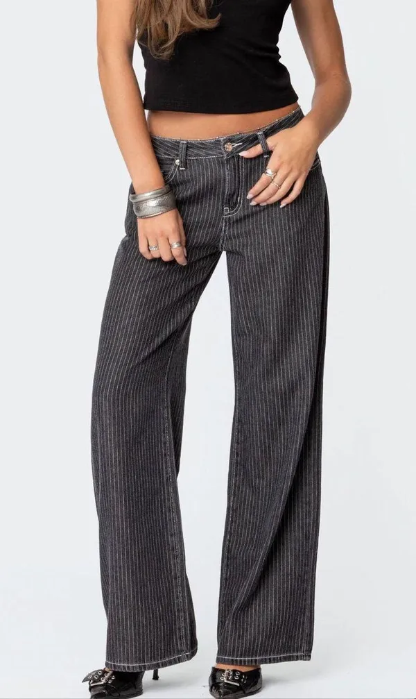 Pinstripe Jeans - Image 2