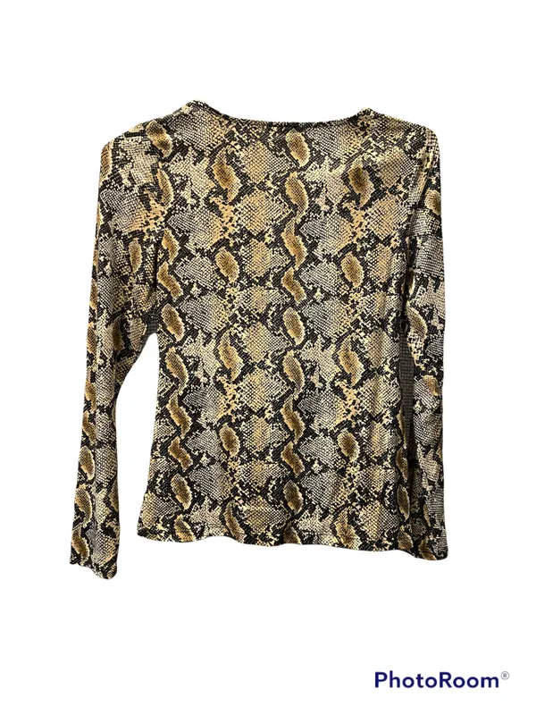 Buckle Snake Print Top - Image 4
