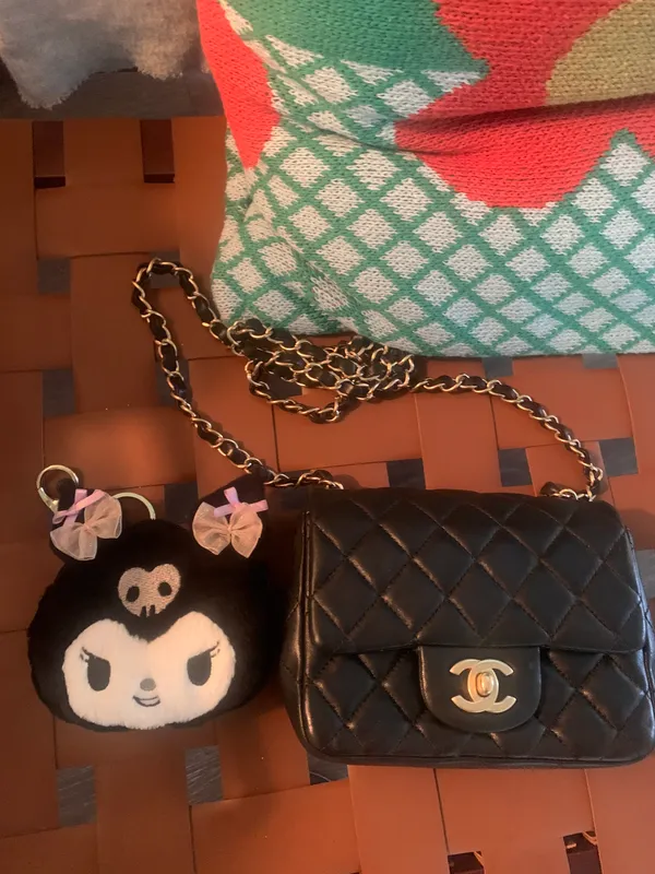 Hello Kitty Sanrio Kuromi Pouch Key Chain. - Image 2