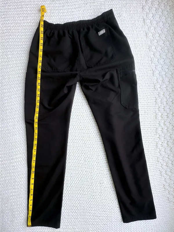 FIGS Yola High-Rise Slim Scrub Pant - Black - XS - Image 11