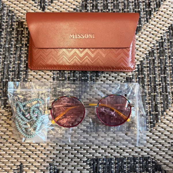 Missoni sunglasses Multicolor Metal Round Frame - Image 2