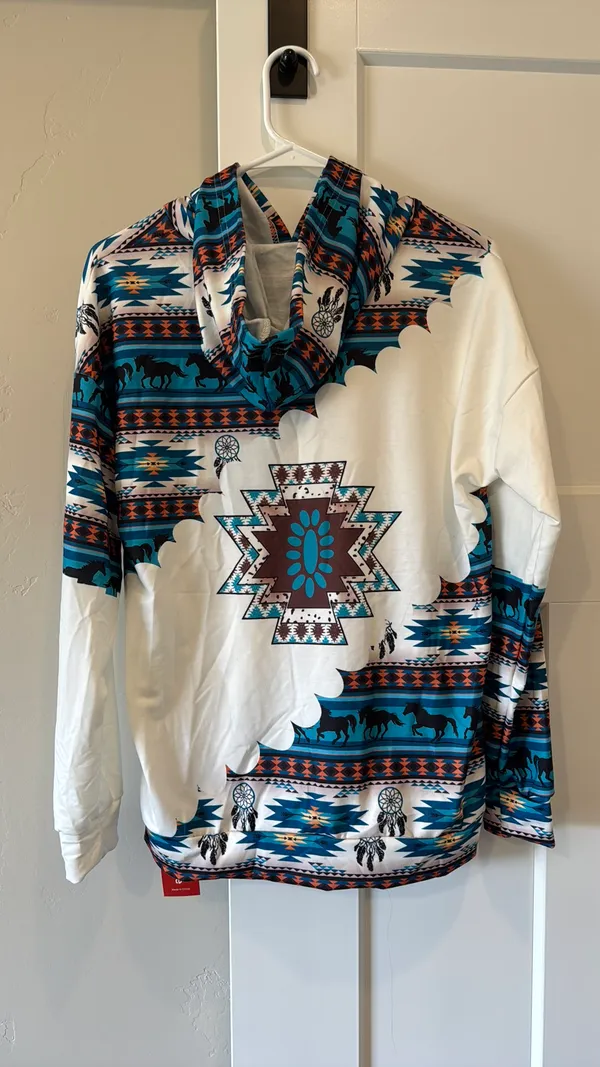 Western hoodie top Multiple - Image 3