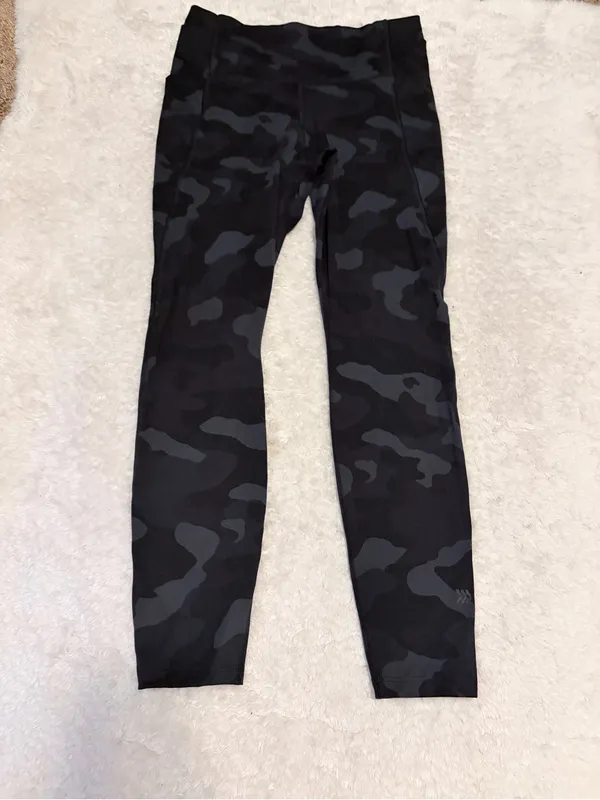 all in motion medium High-Rise Black Camouflage Active Leggings - Image 2