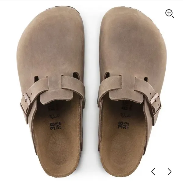 Birkenstock Boston Oiled Leather Tobacco Brown - Image 2
