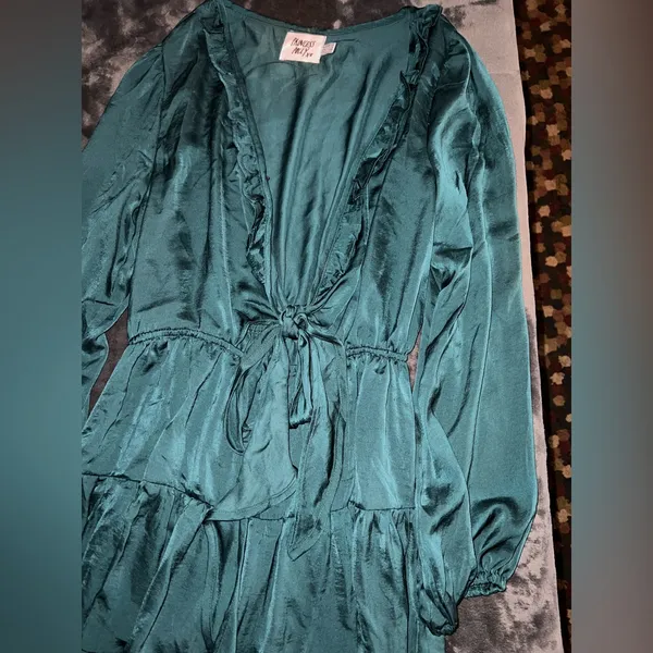 Princess Polly Randi Mini Dress in Teal Size 6 - Image 10