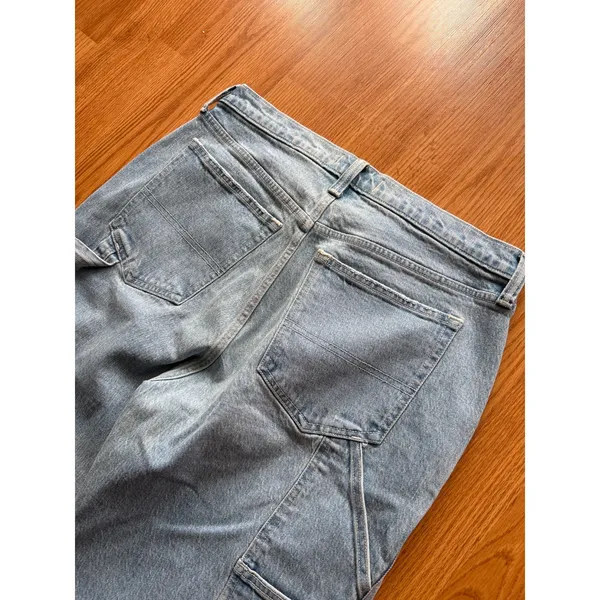 Abercrombie & Fitch 90s Relaxed Carpenter Jean High Rise Size 12 - Image 9