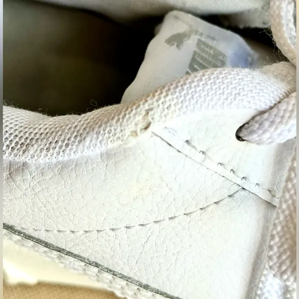 PUMA Carina Classic White Leather Low Top Sneakers Tennis Shoes Sz 9 - Image 7