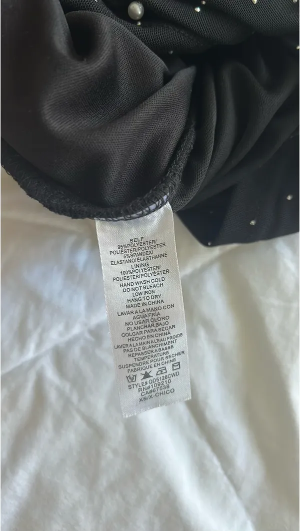 Windsor Black Mini Dress Sparkly - Image 5