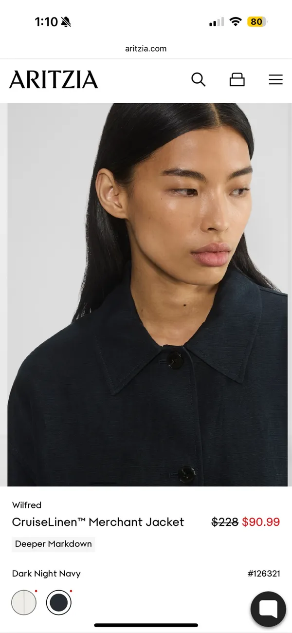Aritzia Wilfred Cruiselinen™ Merchant Jacket - Image 4